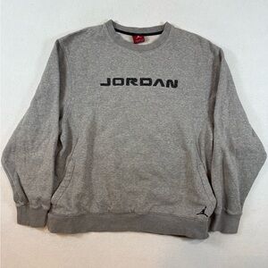 Jordan Gray Crewneck Sweater